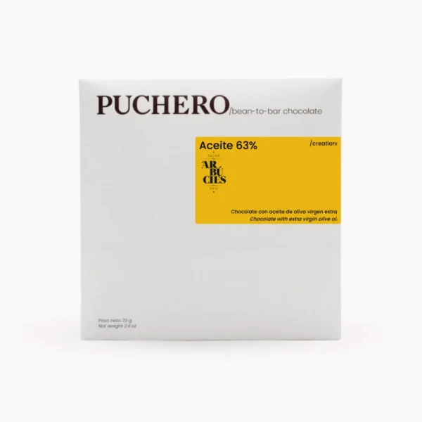 Aceite 63% <br> Chocolate con AOVE