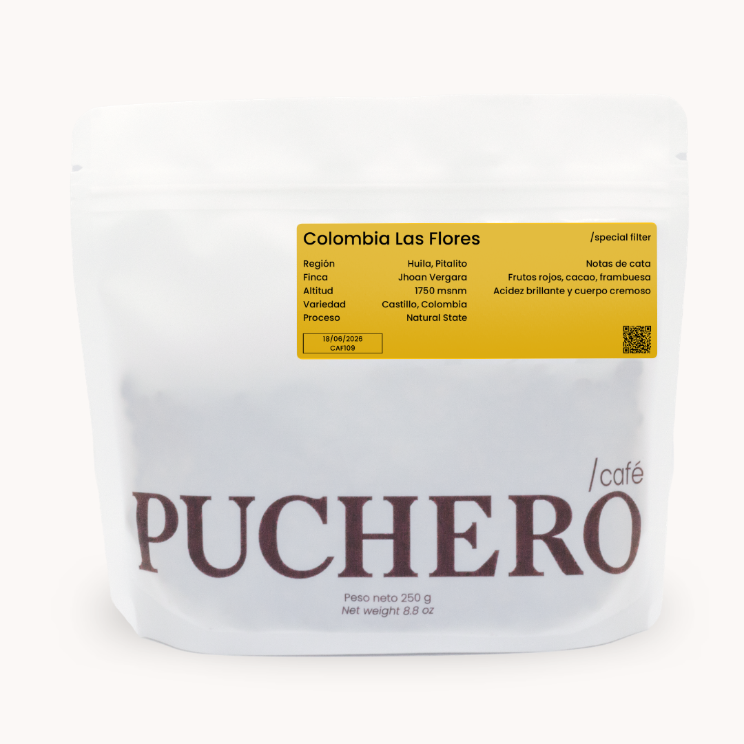 Colombia Las Flores <br> Natural<br> Filtro